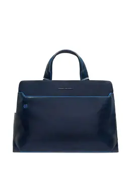 Piquadro leather top-handle laptop bag 31317183