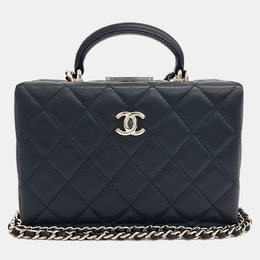 Chanel Black Leather Small Box Bag 1187353