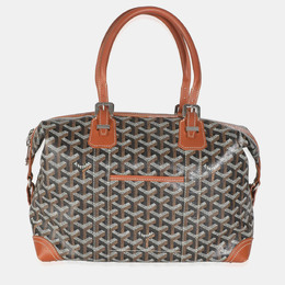 Goyard Gold/Black Goyardine Canvas Boeing 30 Bag 1187198