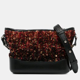 Chanel Brown Small Sequin Gabrielle Crossbody Bag 1186820