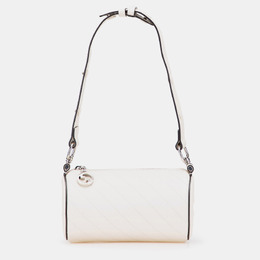 Gucci White Mini Leather Blondie Barrel Shoulder Bag 1188029