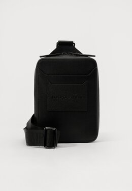 Сумка через плечо MINI CROSSBODY UNISEX - Across body bag Emporio Armani, черный ea854h03q-q11 | black beauty