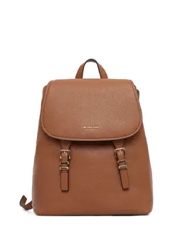 Michael Kors Quinn double-buckle leather backpack 31189509