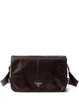 Prada leather messenger bag 29574583
