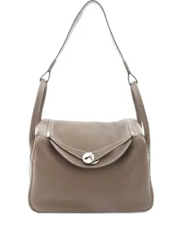 Hermes 2018 Lindy 30 clemence-leather shoulder bag 31031425