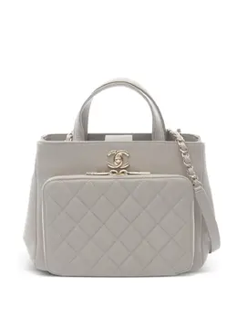 Chanel 2019 Business Affinity matelassé chain tote bag 31031515