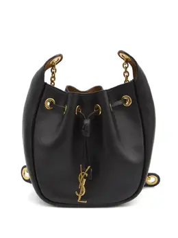 Saint Laurent Cassandre drawstring leather shoulder bag 31352612