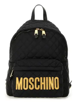 Moschino-"Quilted Logo" Backpack-Donna 52281993101652
