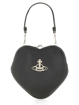 Vivienne Westwood-"Belle" Heart Frame Bag-Donna 52282680344916
