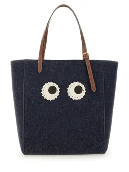 Anya Hindmarch-Small "Eyes" Tote Bag-Donna 52282895008084
