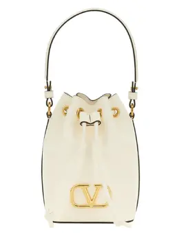 Valentino Garavani-"Vlogo Singature" Mini Bucket Bag-Donna 52283432763732