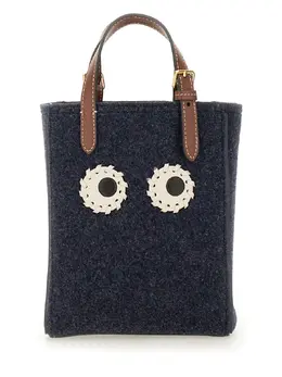 Anya Hindmarch-Mini "Eyes" Tote Bag-Donna 52283889516884