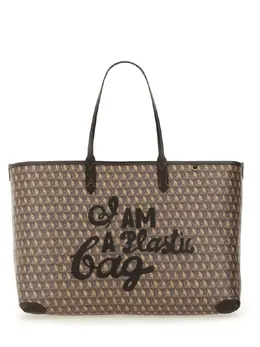 Anya Hindmarch-"I Am A Plastic Bag" Tote Bag-Donna 52283951317332