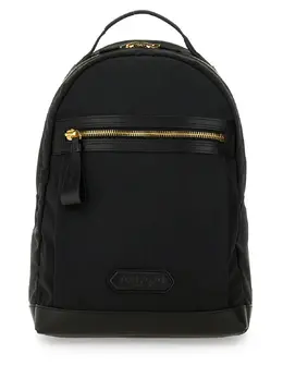 Tom Ford-Backpack With Logo-Uomo 52286532518228