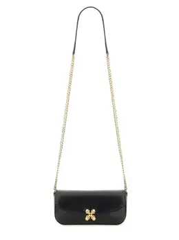 Alexander McQueen-"Skull Flower" Bag Small-Donna 52287185912148