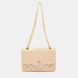 Chanel Matelasse Paris Limited Beige Leather Shoulder Bag 1188872