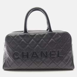 Chanel Matelasse Black Calfskin Tote Bag 1188203