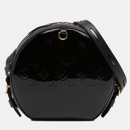 Louis Vuitton Black Monogram Vernis Boite Chapeau Souple MM Bag 1188043