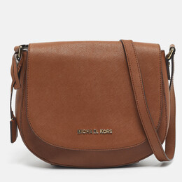 Michael Kors Brown Leather Hamilton Messenger Bag 1187866