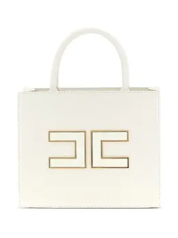 Elisabetta Franchi logo-plaque tote bag 31287177