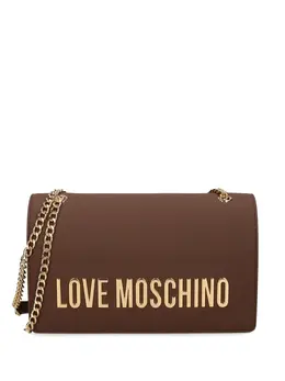 Love Moschino logo-plaque chain-strap cross body bag 31167662
