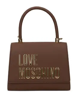 Love Moschino logo-plaque tote bag 31187629