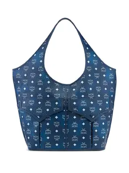 MCM large Leni signature Visetos canvas tote bag 31305847