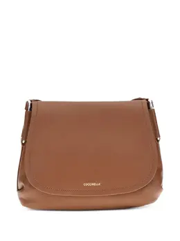 Coccinelle Rebekka flap-detail leather shoulder bag 30955004