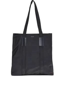 Kiton leather-trimmed tote bag 30901967