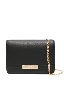 Elisabetta Franchi logo-plaque chain shoulder bag 31102016