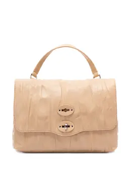 Zanellato pleated stud-detail shoulder bag 31283455