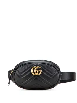 Gucci 2016-2025 GG Marmont Matelasse Leather belt bag 31440077