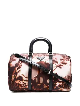 Prada 2010s landscape-print tote bag 31341584