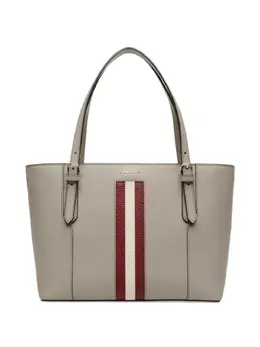 Bally embossed leather ribbon tote bag 30539545