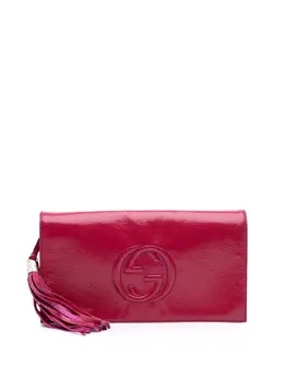 Gucci 2016-2025 Soft Patent Soho Disco clutch bag 31438953