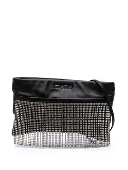Miu Miu 2010-2025 Nappa Crystal Fringe crossbody bag 31438947