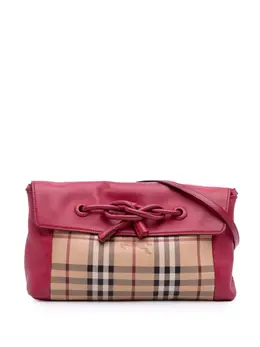 Burberry 2000-2017 Haymarket Check Coated Canvas Leah crossbody bag 31438513
