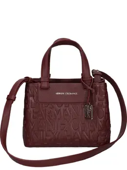 Armani Exchange debossed-logo plaque tote bag 31344042