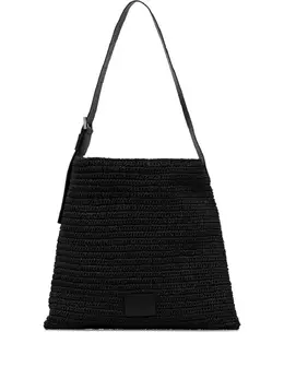 Allsaints Asha leather-strap crochet tote bag 31132900