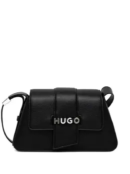 Hugo flap-detail logo shouder bag 31127051