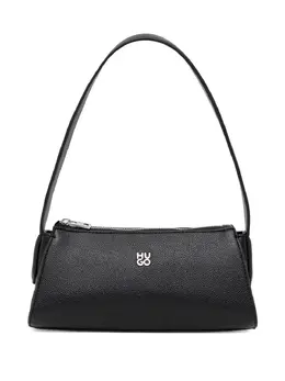 Hugo zip-top curved shoulder bag 31126167
