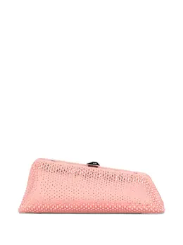 The Attico Long Night crystal-embellished clutch bag 29964046