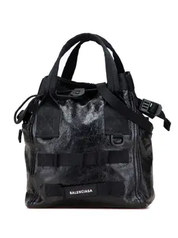 Balenciaga 2010 Small Lambskin Arena Army Tote satchel 31440099