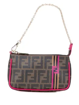 Fendi 2010-2025 Zucca Spalmati Chain Pochette shoulder bag 31435937
