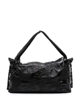 Chanel 2006-2008 Lambskin and Patent Brooklyn Patchwork hobo bag 31438565