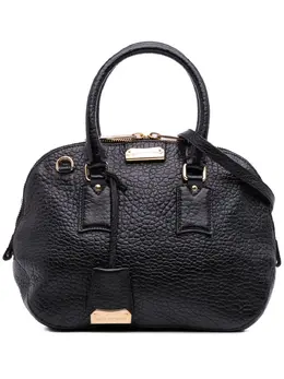 Burberry 2000-2017 Small Grained Calfskin Heritage Orchard Bowling Bag satchel 31438829