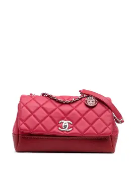 Chanel 2014 Medium Quilted Lambskin and Caviar Bi Coco Flap crossbody bag 31438567
