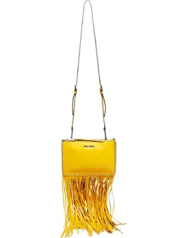 Miu Miu 2010s fringed shoulder bag 31391394