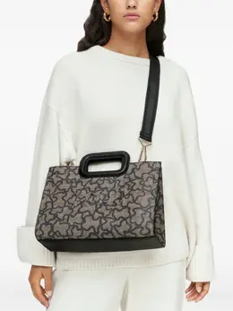 Tous top-handle bear-print tote bag 30807357