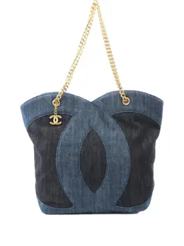 Chanel 2021 denim shoulder bag 31292469